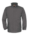 Heren Jas B&C Ocean Shore dark grey