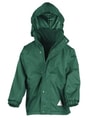 Jassen Junior Reversible Stormproof Jacket Result R160JY bottle green