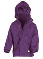 Jassen Junior Reversible Stormproof Jacket Result R160JY purple