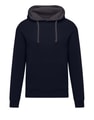 Heren Hoodie Contrast SG SGO24M Zwart-Grijs
