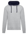 Heren Hoodie Contrast SG SGO24M Light Oxford-Navy