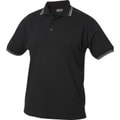 Heren Poloshirt Clique Amarillo 028219 black-grey