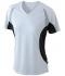 Loop shirt JN390 Ladie's Running T wit-zwart