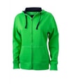 Dames Hooded Sweaters Lifestyle JN962 green-navy