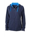 Dames Hooded Sweaters Lifestyle JN962 navy-kobalt