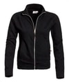 Sweaters, dames sweatjacket Santino Anna 200021 zwart