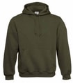 Hooded Sweater B&C khaki