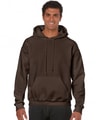 Hooded Sweaters Gildan 18500 dark chocolate