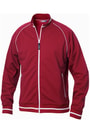Heren Sweat jacket Clique Craig 021053 rood