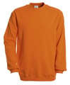 Sweater B&C set in pumpkin orange