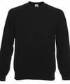 Sweater Raglan Fruit of the Loom 62-216-0 zwart