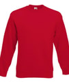 Heren Sweaters Fruit of the Loom set in 62-202-0 rood