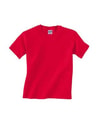 Kinder T-shirts Gildan 5000B rood