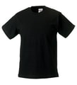 Kinder T-shirts Russell ZT180B zwart
