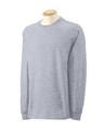 Heren T-shirts lange mouwen Gildan 2400 sport grey