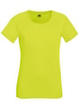 Dames Sportshirt FOTL Lady fit 61-392-0 bright yellow
