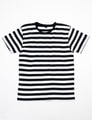 T-shirt Mantis Stripy T M109S zwart-wit