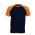 T-shirts Baseball Kariban K330 NAVY-ORANGE