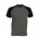 T-shirts Baseball Kariban K330 SLATEGREY-BLACK