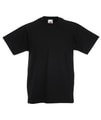T-shirt Fruit of the Loom Value weight 61-036-0 zwart