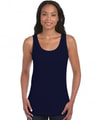 Tank Top Dames Gildan 64200L navy