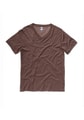 Heren T-shirts V hals Bella 3005 heather-brown