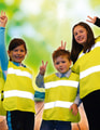 Veiligheidshesjes kinderen Korntex KX102 yellow