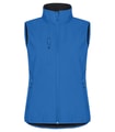 Dames Softshell Bodywarmer Clique Classic 0200916 Kobalt