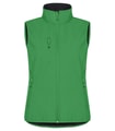 Dames Softshell Bodywarmer Clique Classic 0200916 Appelgroen