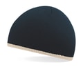 Dames Muts beechfield Two-Tone Beanie Knitted Hat B44c