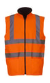 High Visibilty Fleece Reversible Bodywarmer HV008F