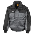 Werkjas Result Work-Guard Heavy Duty R071X grijs-zwart