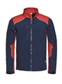 Heren Softshell Jas Santino Tour real navy-red