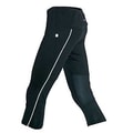Hardloop broek JN303 Men's Running 3-4 Tights zwart