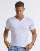 Heren T-shirt Organisch V Hals Russell R-103M-0