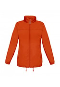 Goedkope Oranje Dames Windbreker B&C Sirocco  JW902