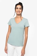 Dames T-shirt Native Spirit Ecologisch V-hals NS334