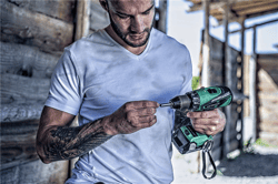 Heren T-shirt V Hals Santino Jonaz Bambou