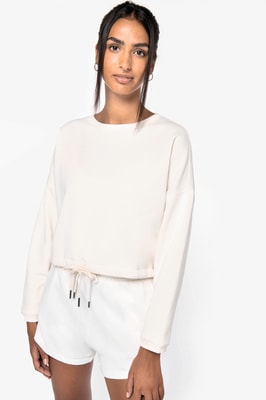 Dames Sweater Native Spirit Ecologische cropped 