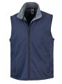 Heren Softshell Bodywarmer Result R214X navy