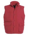 Bodywarmer B&C Explorer JU880 rood