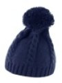 Muts, Muts cable knit pom pom beanie R149X marine