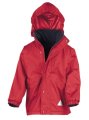 Jassen Junior Reversible Stormproof Jacket Result R160JY red-navy