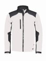 Heren Softshell Jas Santino Tour white-graphite