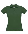 Polo Safran Ladies Polo B&C Safran Pure Women bottle green