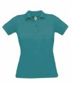 Polo Safran Ladies Polo B&C Safran Pure Women diva blue