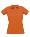 Polo Safran Ladies Polo B&C Safran Pure Women Pumpkin orange