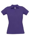 Polo Safran Ladies Polo B&C Safran Pure Women purple