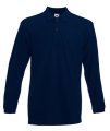 Polo's Kids Long Sleeve Polo Fruit of the Loom 63-201-05 deep navy