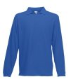 Polo's Kids Long Sleeve Polo Fruit of the Loom 63-201-05 royal blue